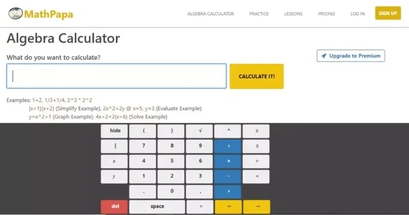 Best AI for Math: MathPapa